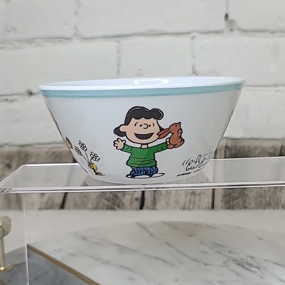 Children's Williams Sonoma PEANUTS™ Easter Kids Melamine Dinnerware Set NIB/NWT